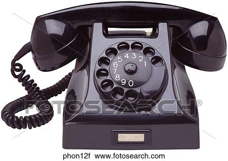 Maker: P. T. T. Model: - Year 1939 Front view All black body and receiver, rotary dial Telephone View Large Photo Image Stock Image - Maker: P. T. T. Model: - Year 1939 Front view All black body and receiver, rotary dial Telephone. Fotosearch