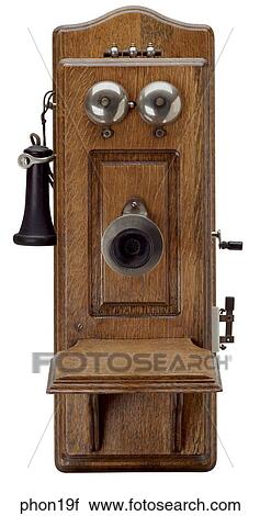 Maker: Strongberg Model: Carson Year: 1900`s Front view Wooden body, black receiver, wall phone, silver bells on front Telephone View Large Photo Image Stock Image - Maker: Strongberg Model: Carson Year: 1900`s Front view Wooden body, black receiver, wall phone, silver bells on front Telephone. Fotosearch