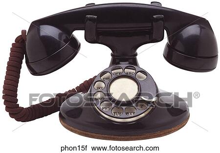 Maker: Western Electric Model: 202 Year: 1934 Front view Round body, slim neck cradle, black receiver, rotary dial Telephone View Large Photo Image Stock Image - Maker: Western Electric Model: 202 Year: 1934 Front view Round body, slim neck cradle, black receiver, rotary dial Telephone. Fotosearch