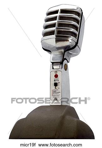 Maker: Electro-Voice Model: 611 Year: 1954 Front View Microphone View Large Photo Image Stock Image - Maker: Electro-Voice Model: 611 Year: 1954 Front View Microphone . Fotosearch