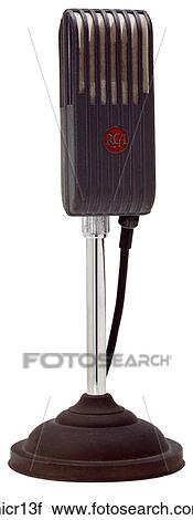 Maker: RCA Model: Ribbon (type D) Year: 1938 Front View Microphone View Large Photo Image Stock Image - Maker: RCA Model: Ribbon (type D) Year: 1938 Front View Microphone . Fotosearch