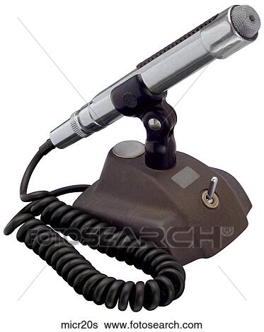 Stock Photograph - Maker: Signal One Model: CX7M Year: 1962 3/4 View Microphone . Fotosearch