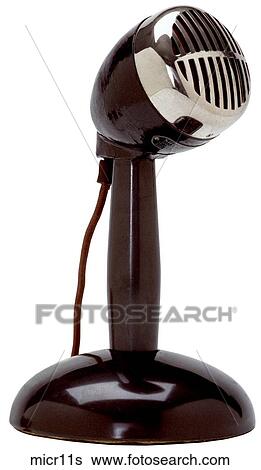 Maker: Sure Model: Crystal Type Year: 1938 3/4 View Microphone View Large Photo Image Stock Photograph - Maker: Sure Model: Crystal Type Year: 1938 3/4 View Microphone. Fotosearch