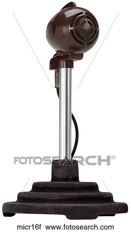 Maker: Sure Model: Crystal Year: 1940 Front View Microphone View Large Photo Image Stock Image - Maker: Sure Model: Crystal Year: 1940 Front View Microphone . Fotosearch