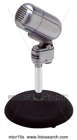 Stock Photograph - Maker: Turner Model: Dynamic 211 Year: 1937 3/4 View Microphone. Fotosearch