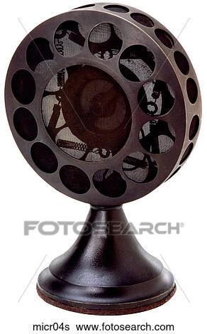 Stock Photograph - Maker: Western Electric Model: 54C Year: 1936 3/4 View Microphone. Fotosearch