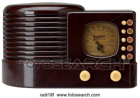 Maker: Crosley Radio Corp. Model: Table "Majestic" Year: 1936 Front View All dark brown polished wood, one side is large rounded speaker other is box shaped tuner View Large Photo Image Stock Image - Maker: Crosley Radio Corp. Model: Table "Majestic" Year: 1936 Front View All dark brown polished wood, one side is large rounded speaker other is box shaped tuner. Fotosearch
