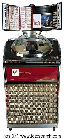 Maker: AMI (Automatic Musical Instrument Co. ) Model: Continental Year: 1961 Front View Jukebox, glass dome incases turntable, Nostalgic Memorabilia View Large Photo Image Stock Image - Maker: AMI (Automatic Musical Instrument Co. ) Model: Continental Year: 1961 Front View Jukebox, glass dome incases turntable, Nostalgic Memorabilia . Fotosearch