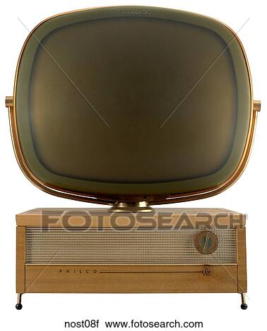 Maker: Philco Corp. Model: Predicta Year: 1958 Front View Television set, All gold, wood base, swivel screen Nostalgic Memorabilia View Large Photo Image Stock Image - Maker: Philco Corp. Model: Predicta Year: 1958 Front View Television set, All gold, wood base, swivel screen Nostalgic Memorabilia . Fotosearch