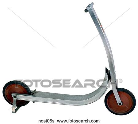 Maker: Unknown Model: Shooting Star Year: World War II 3/4 View Children`s Scooter, All aluminum, red wheels Nostalgic Memorabilia View Large Photo Image Stock Photograph - Maker: Unknown Model: Shooting Star Year: World War II 3/4 View Children`s Scooter, All aluminum, red wheels Nostalgic Memorabilia. Fotosearch