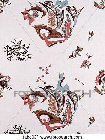 Style: Boomerang Blue, Orange, Brown abstract shapes Fabrics View Large Photo Image Stock Image - Style: Boomerang Blue, Orange, Brown abstract shapes Fabrics . Fotosearch