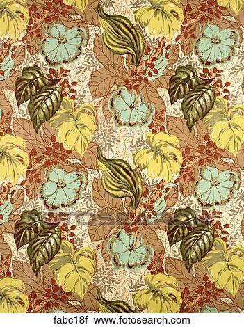 Style: Cluster Yellow, Green, Lite Blue floral pattern Fabrics View Large Photo Image Stock Image - Style: Cluster Yellow, Green, Lite Blue floral pattern Fabrics . Fotosearch