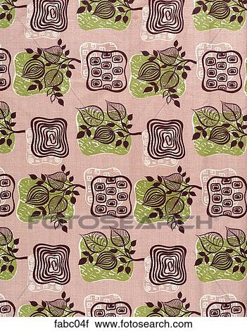Style: Modern Nature Pink background, Green & Black squares w/ leaves Fabrics View Large Photo Image Stock Image - Style: Modern Nature Pink background, Green & Black squares w/ leaves Fabrics . Fotosearch