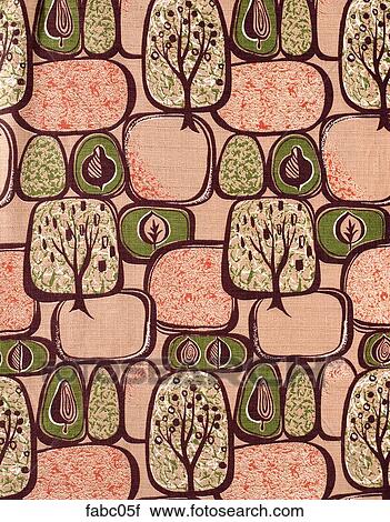 Style: Modern Nature Pink background, Red & Green w/trees Fabrics View Large Photo Image Stock Image - Style: Modern Nature Pink background, Red & Green w/trees Fabrics . Fotosearch