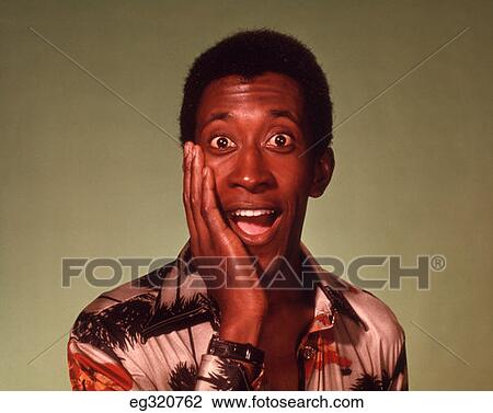 1960S African-American Man Funny Facial Expression View Large Photo Image Stock Image - 1960S African-American Man Funny Facial Expression. Fotosearch