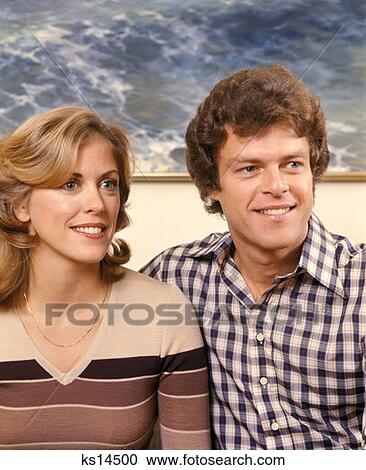 1970 1970S Couple Man Woman Husband Wife Smiling Smile Happy Portrait Couples View Large Photo Image Stock Image - 1970 1970S Couple Man Woman Husband Wife Smiling Smile Happy Portrait Couples . Fotosearch