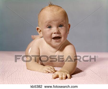1970 1970S Retro Baby Crawling Happy View Large Photo Image Stock Image - 1970 1970S Retro Baby Crawling Happy. Fotosearch