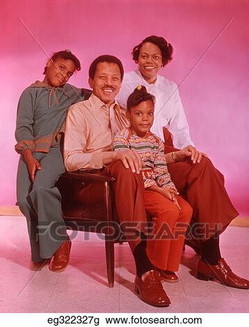 1970S Portrait Happy African-American Family View Large Photo Image Stock Image - 1970S Portrait Happy African-American Family. Fotosearch