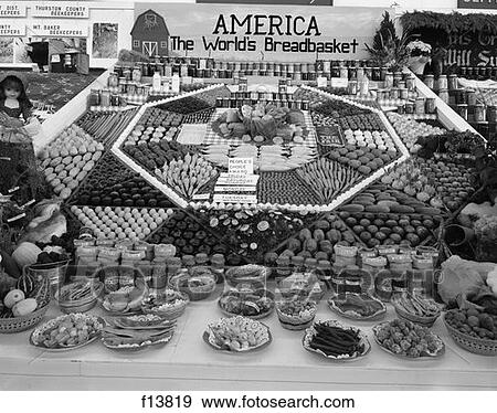 1970S Spread Of Produce & Other Food Items To Be Judged At State Fair View Large Photo Image Stock Photo - 1970S Spread Of Produce & Other Food Items To Be Judged At State Fair . Fotosearch