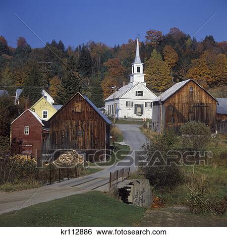 1980S Waits River Vermont View Large Photo Image Stock Photograph - 1980S Waits River Vermont . Fotosearch