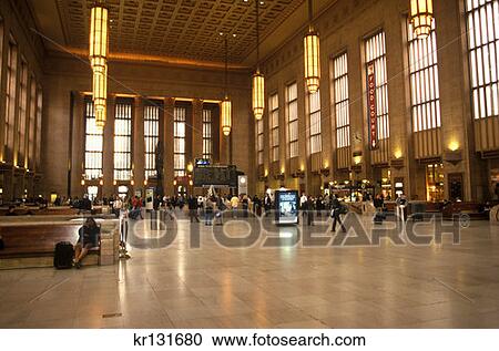 30Th Street Station Trains View Large Photo Image Stock Image - 30Th Street Station Trains . Fotosearch