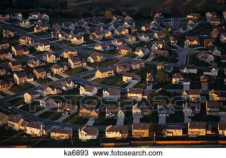 Aerial View Of Housing Development View Large Photo Image Stock Image - Aerial View Of Housing Development. Fotosearch