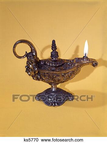 Aladdin Lamp Eternal Flame Knowledge Magic Wish Jinn Genie View Large Photo Image Stock Image - Aladdin Lamp Eternal Flame Knowledge Magic Wish Jinn Genie. Fotosearch
