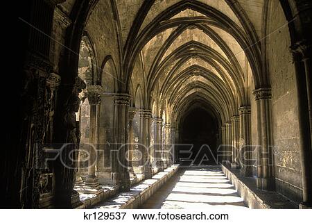 Stock Photo - Arles Bouches Du Rhone France Saint Trophime Cloister . Fotosearch