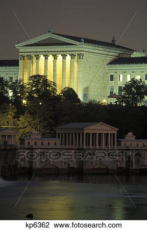 Art Museum Of Philadelphia Fairmount Water Works In Foreground Philadelphia Pennsylvania View Large Photo Image Stock Image - Art Museum Of Philadelphia Fairmount Water Works In Foreground Philadelphia Pennsylvania . Fotosearch