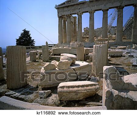 Stock Image - Athens Greece The Parthenon . Fotosearch