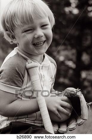 Blonde Young Boy With Baseball Glove & Bat Laughing Smiling At The Camera Fun Sports Outdoors View Large Photo Image Stock Image - Blonde Young Boy With Baseball Glove & Bat Laughing Smiling At The Camera Fun Sports Outdoors . Fotosearch