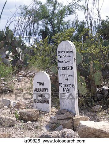Boot Hill Cemetery With Graves Of Tom And Frank Mclaury & Bill Clanton Killed In Gunfight At Ok Corral, Tombstone, Az View Large Photo Image Stock Photography - Boot Hill Cemetery With Graves Of Tom And Frank Mclaury & Bill Clanton Killed In Gunfight At Ok Corral, Tombstone, Az. Fotosearch