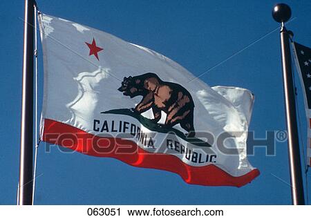 California State Flag View Large Photo Image Stock Image - California State Flag. Fotosearch