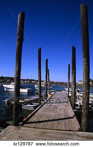 Cape Porpoise Me View Of Harbor Looking Down Dock View Large Photo Image Stock Photo - Cape Porpoise Me View Of Harbor Looking Down Dock . Fotosearch