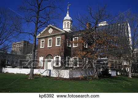 Stock Image - Carpenters Hall Philadelphia, Pennsylvania. Fotosearch