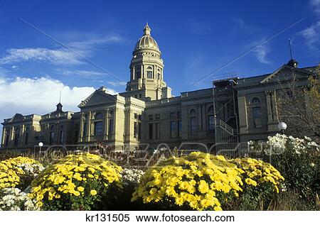 Cheyenne, Wy Wyoming State Capitol View Large Photo Image Stock Photography - Cheyenne, Wy Wyoming State Capitol. Fotosearch