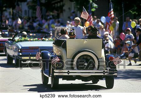 Child With American Flag At Parade View Large Photo Image Stock Photo - Child With American Flag At Parade. Fotosearch