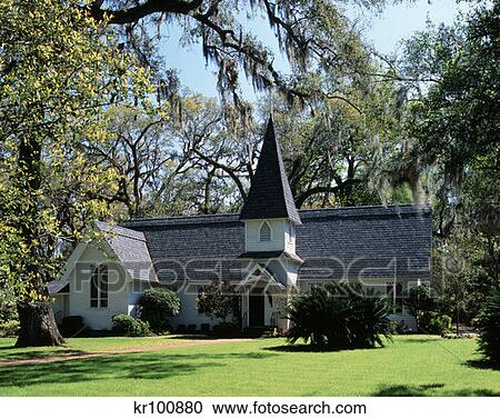 Christ Church St. Simons Island Georgia View Large Photo Image Stock Image - Christ Church St. Simons Island Georgia . Fotosearch