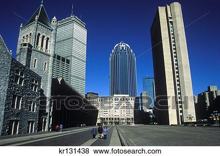 Christian Science Plaza And Black Bay Skyline Boston, Ma View Large Photo Image Stock Photo - Christian Science Plaza And Black Bay Skyline Boston, Ma. Fotosearch