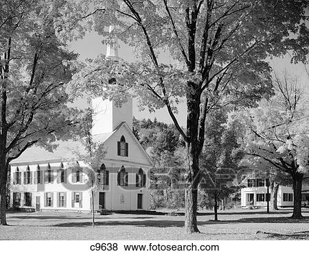 Church In New England View Large Photo Image Stock Photo - Church In New England. Fotosearch