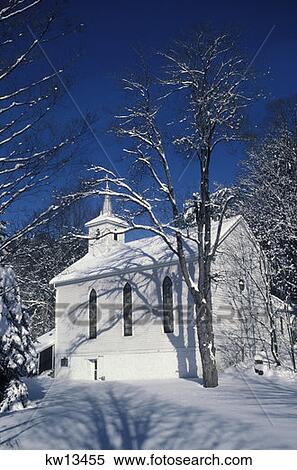 Church In Winter Potter County Pa View Large Photo Image Stock Photography - Church In Winter Potter County Pa . Fotosearch