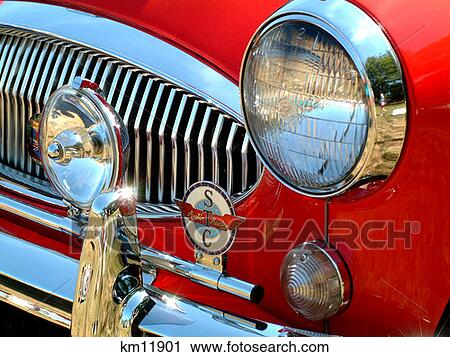 Close Up Of 1965 Austin Healey Grill And Headlight View Large Photo Image Stock Image - Close Up Of 1965 Austin Healey Grill And Headlight. Fotosearch