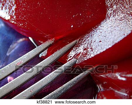 Close Up Of Fork And Cranberry Sauce View Large Photo Image Stock Image - Close Up Of Fork And Cranberry Sauce. Fotosearch