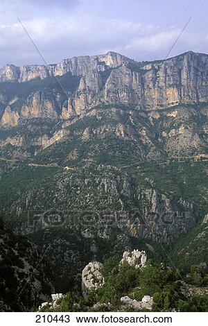 Stock Image - Col D Illoire Var France Les Gorges Du Verdon . Fotosearch