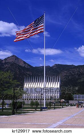 Colorado Springs Co Us Air Force Academy Chapel View Large Photo Image Stock Photo - Colorado Springs Co Us Air Force Academy Chapel . Fotosearch