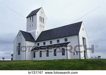 Commemorative Church Skalholt Iceland View Large Photo Image Stock Photo - Commemorative Church Skalholt Iceland . Fotosearch