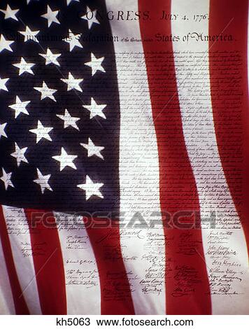 Declaration Of Independence Document Superimposed On Top Of American National Flag Patriotic Freedom Liberty 1776 View Large Photo Image Stock Image - Declaration Of Independence Document Superimposed On Top Of American National Flag Patriotic Freedom Liberty 1776. Fotosearch