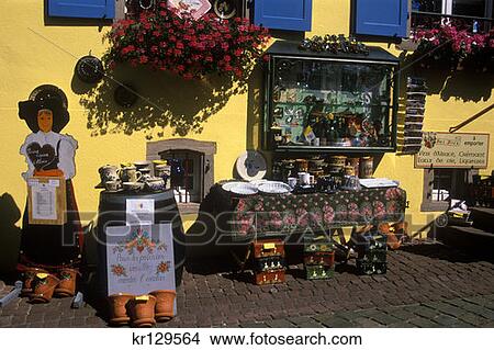 Picture - Eguisheim Haut Rhin France Souvenir Shop Display . Fotosearch