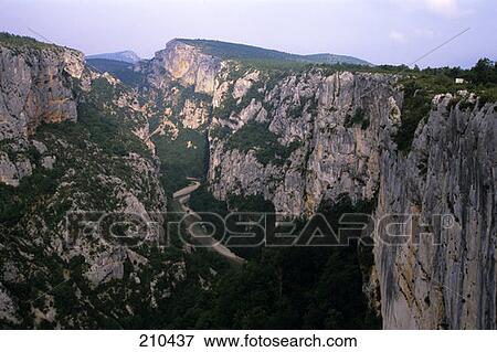 Etroit Des Cavaliers Var France Les Gorges Du Verdon View Large Photo Image Stock Photo - Etroit Des Cavaliers Var France Les Gorges Du Verdon . Fotosearch