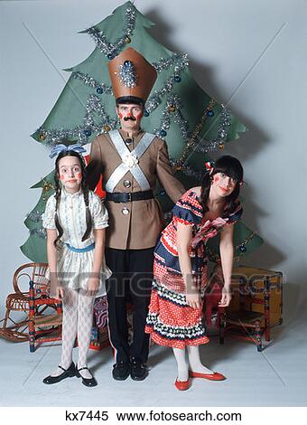 Family In Costume Posing As Christmas Characters View Large Photo Image Stock Photography - Family In Costume Posing As Christmas Characters. Fotosearch